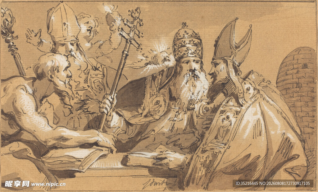 古典神话人物场景描绘