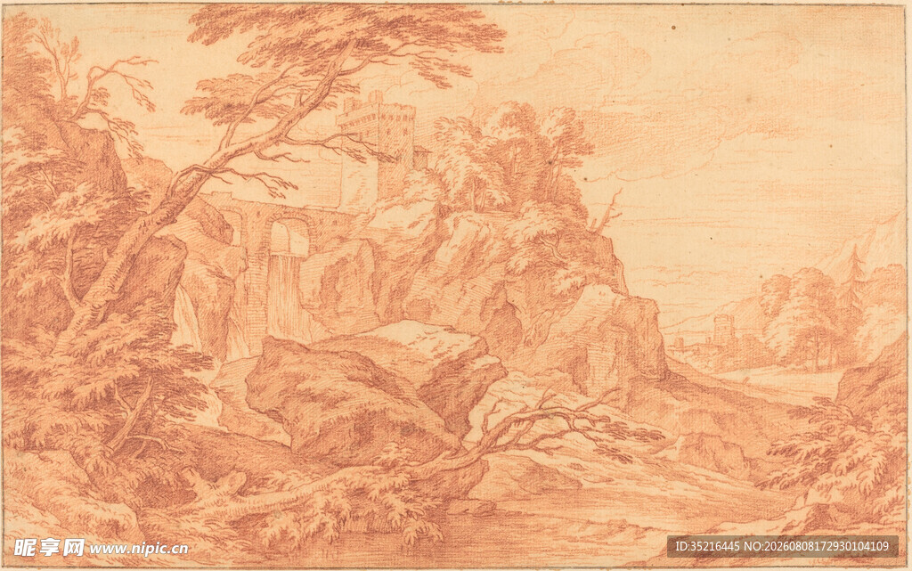 古典山水风景绘画