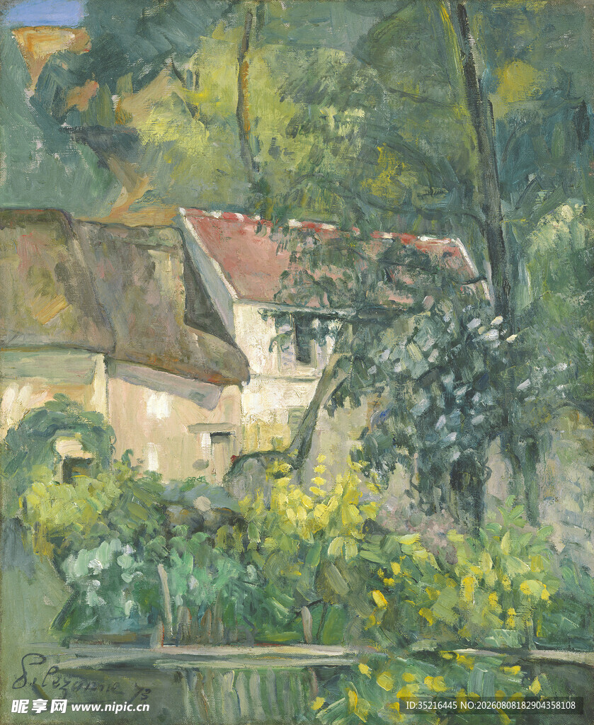 乡村风景油画