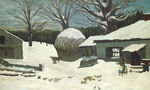 冬日乡村雪景
