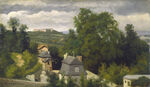 乡村田园风景油画