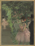 芭蕾舞女于花园场景