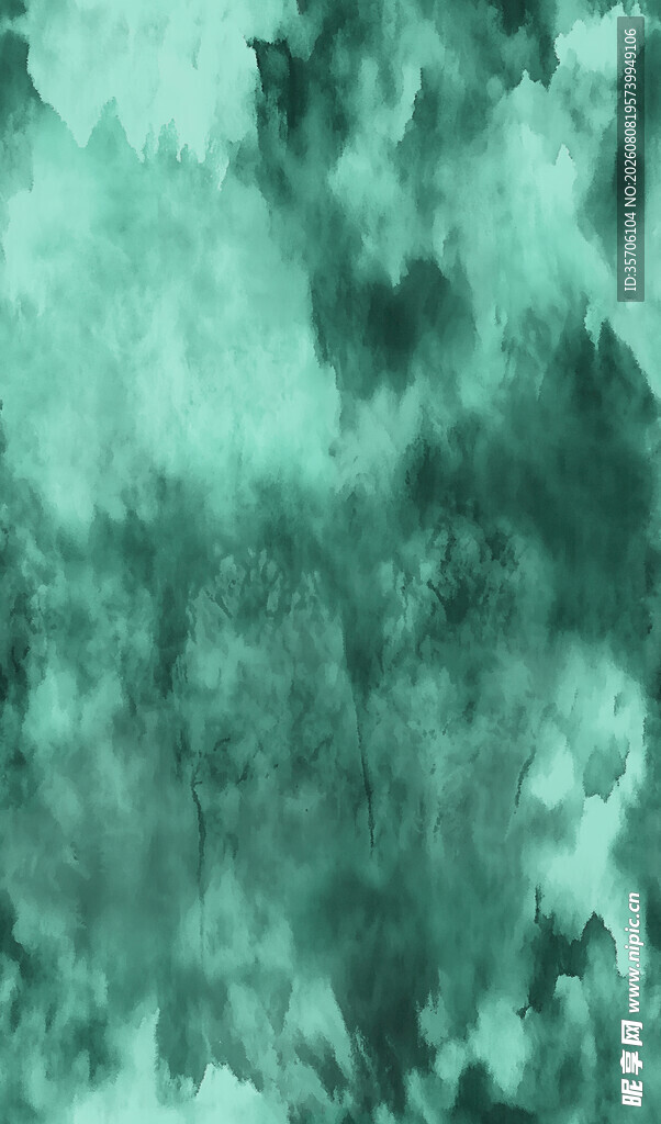 青绿色水彩纹理背景