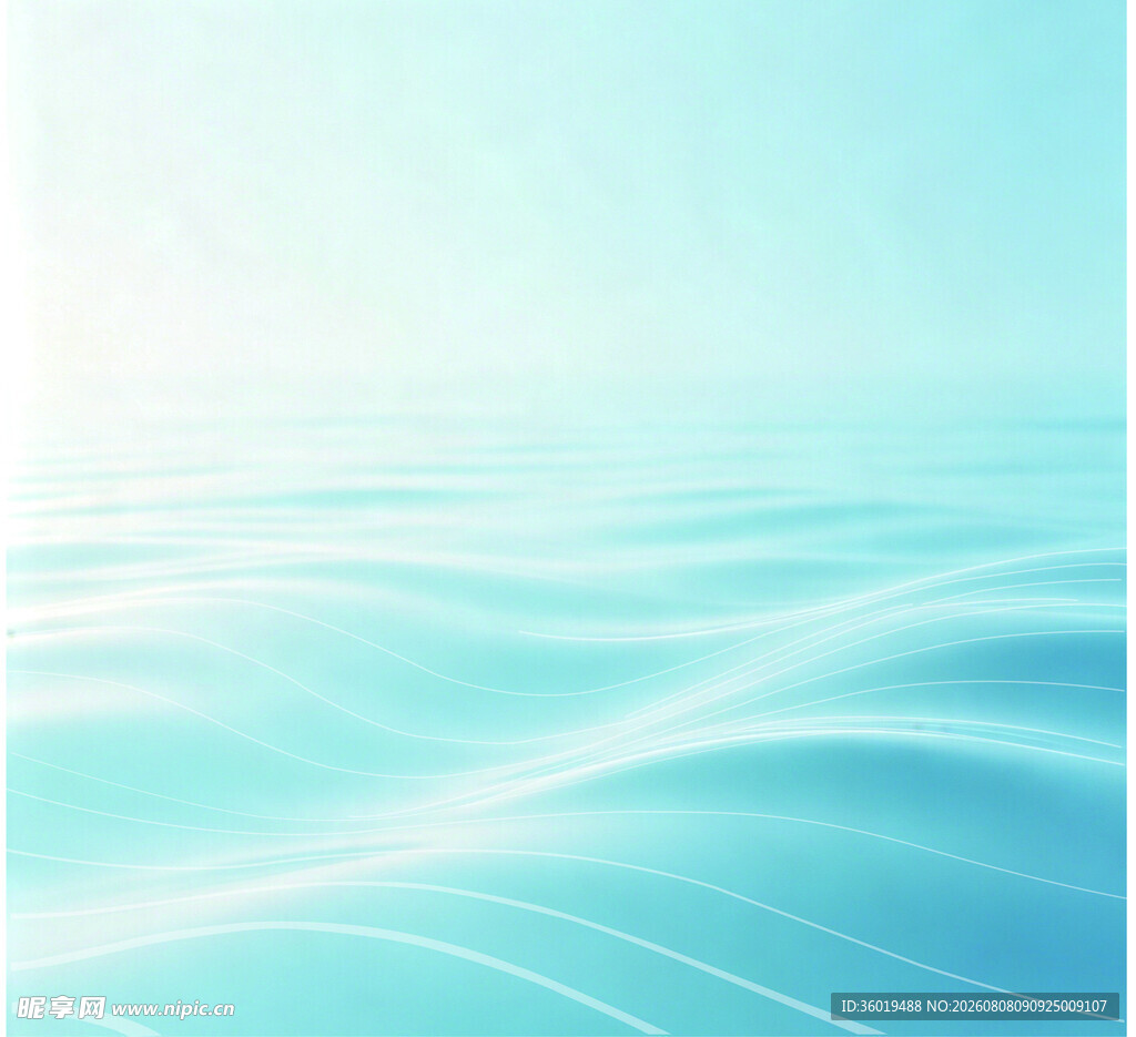 蓝色海浪