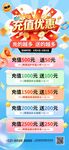 充值优惠  会员充值展架