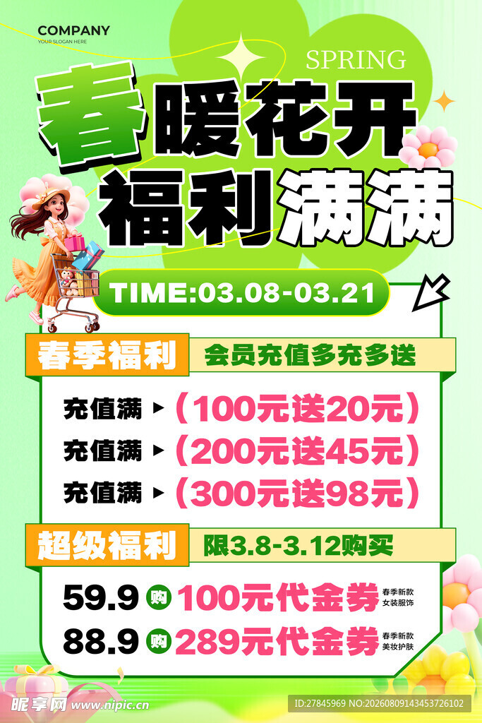 会员充值  充值福利