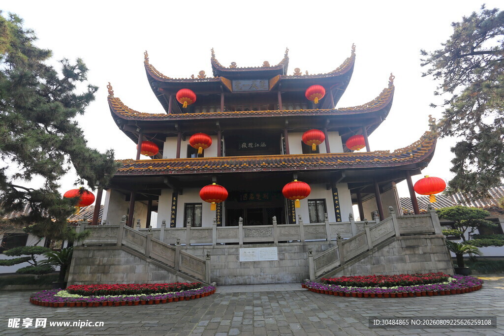 中式古建庙宇