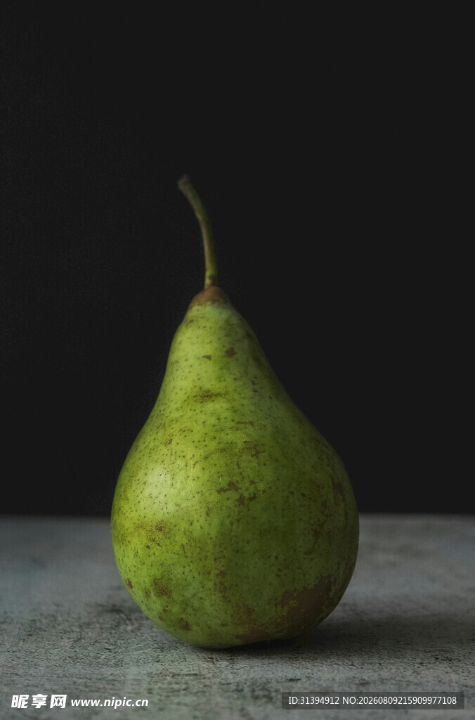 青梨静物特写