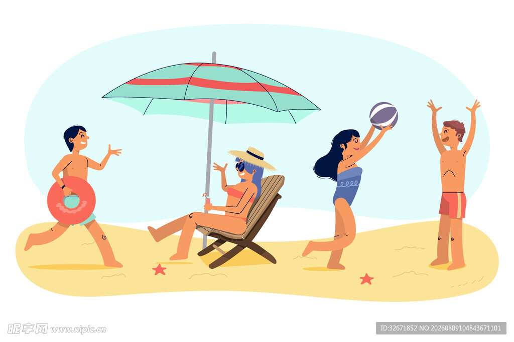 夏天人物