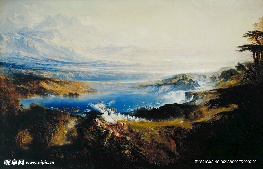 海上风景油画