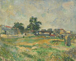 乡村田园风景油画
