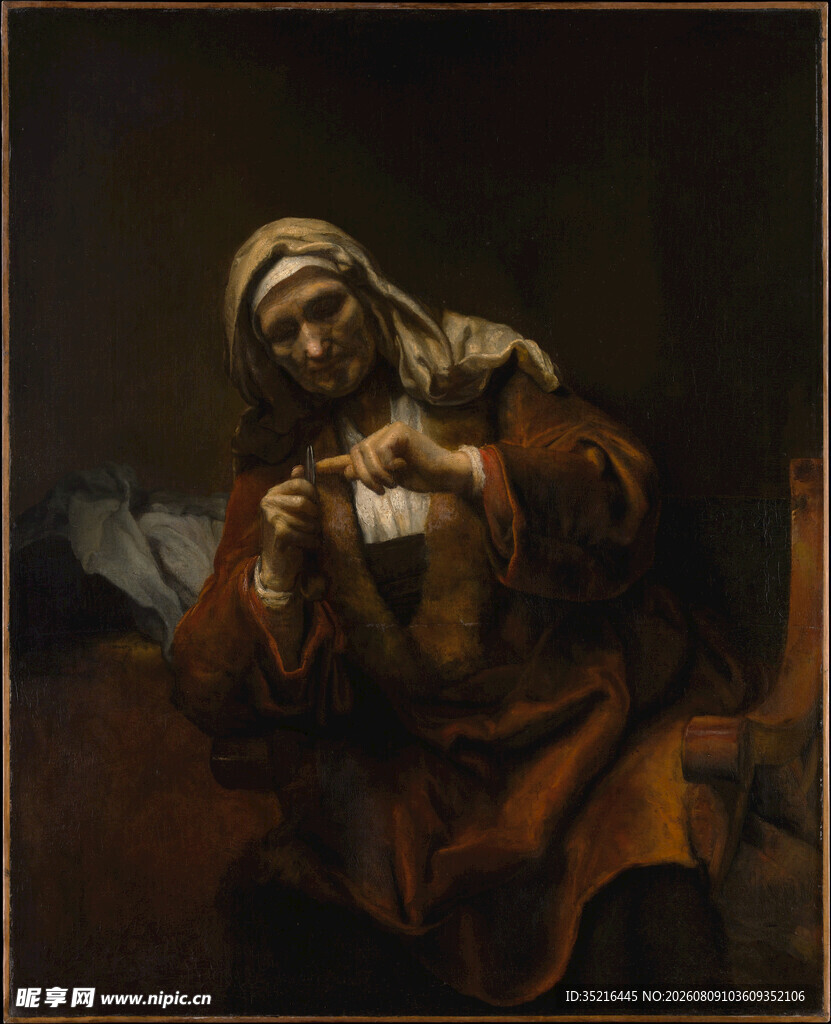 祈祷的女性