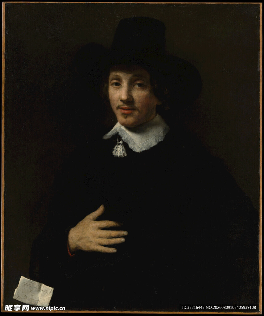 男子肖像画