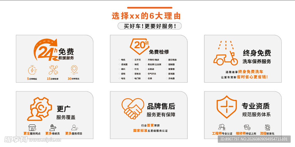 企业服务宣传卡片展示