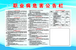 职业危害公告栏