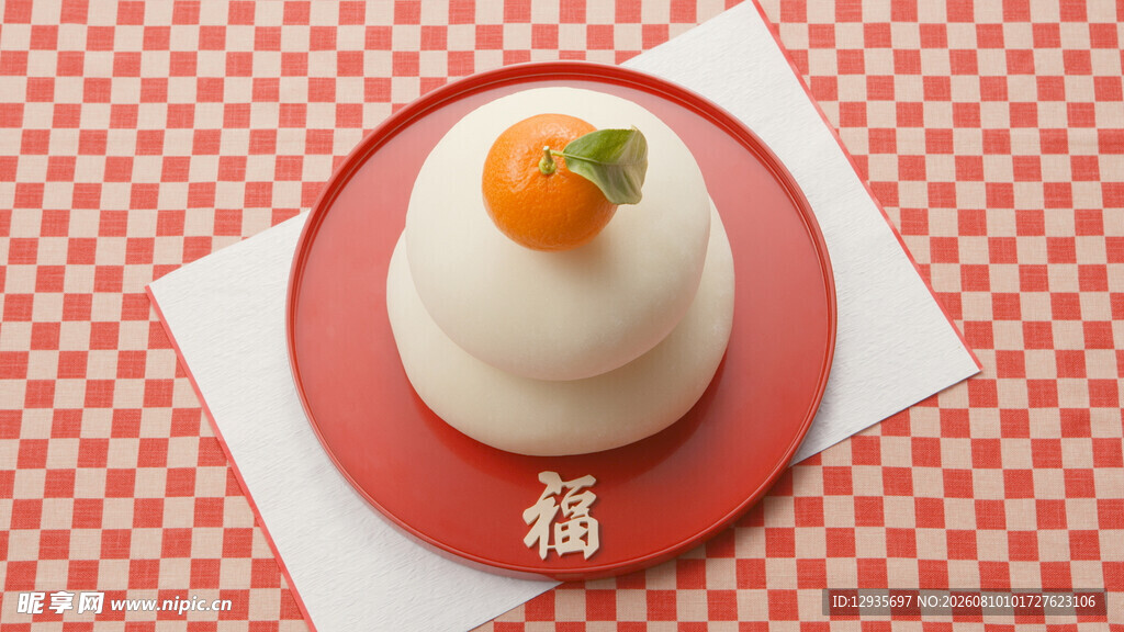 日式和风柿子点心