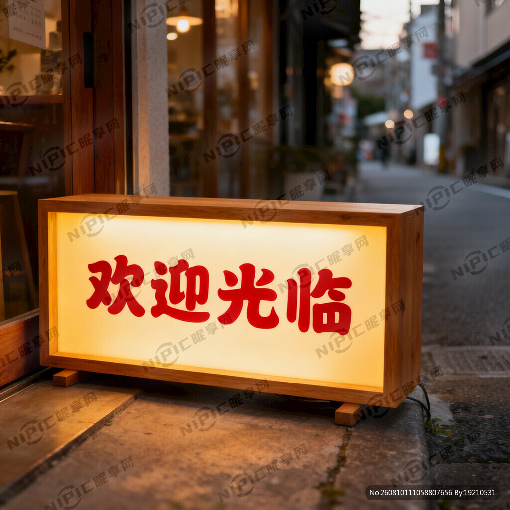 温馨灯箱