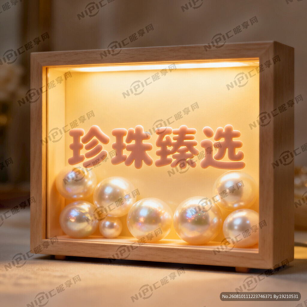 温馨灯箱 珍珠臻选