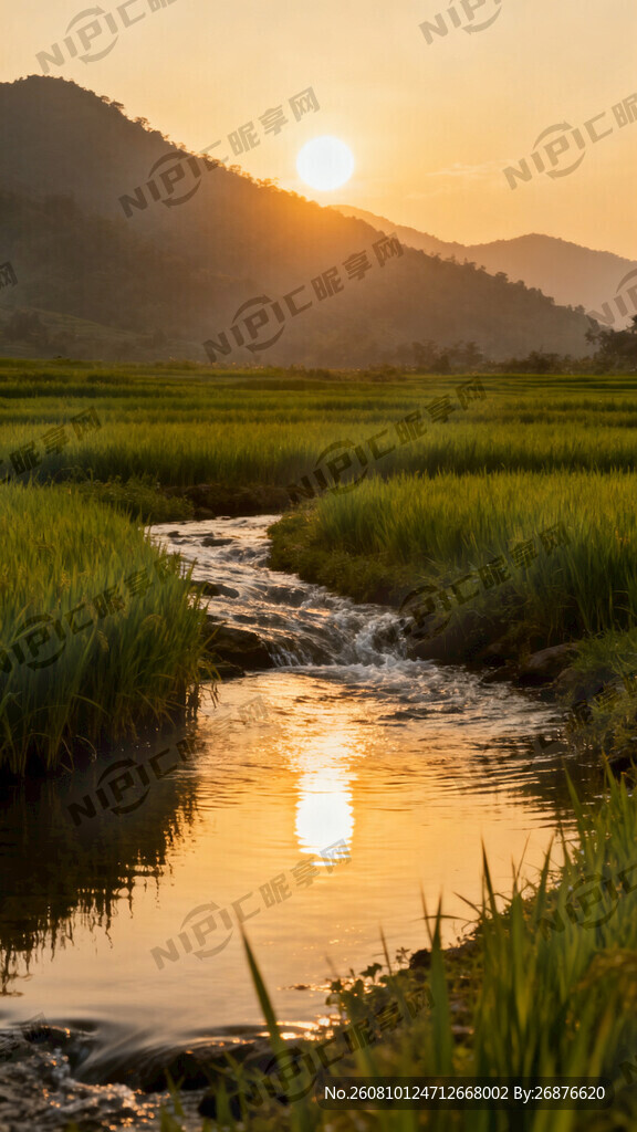 山野田间 有山有水有太阳