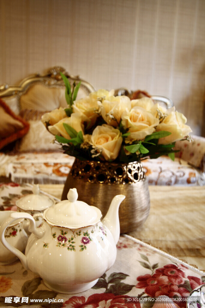 优雅英式下午茶布置