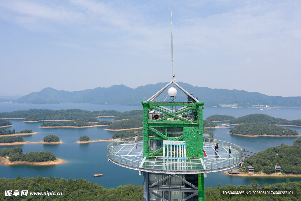江西九江庐山西海观景台