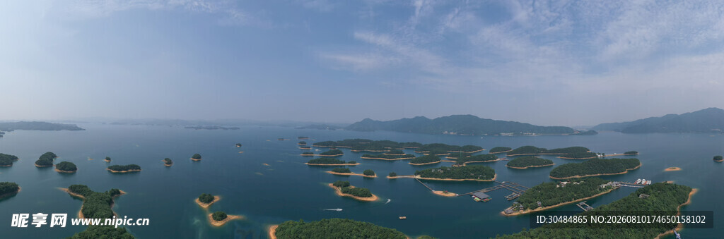 九江庐山西海全景