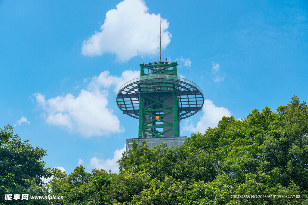 九江庐山西海玻璃观景台