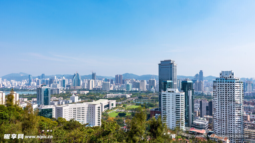 厦门城市天际线