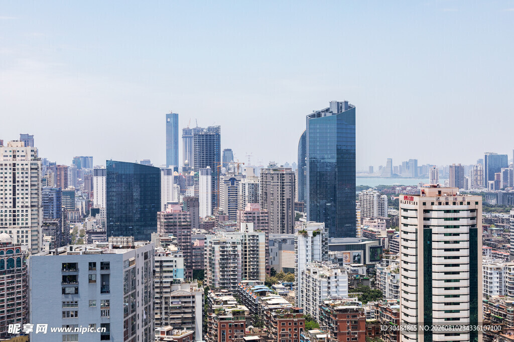 厦门城市天际线