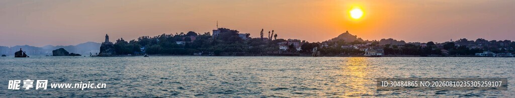 厦门鼓浪屿日落