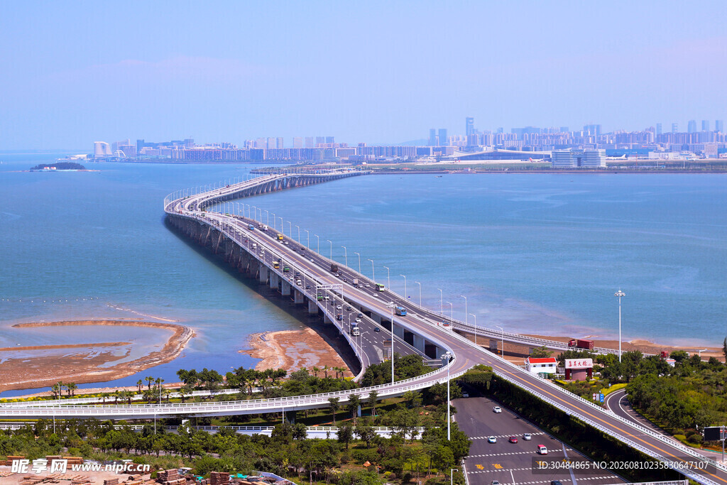 厦门集美大桥全景