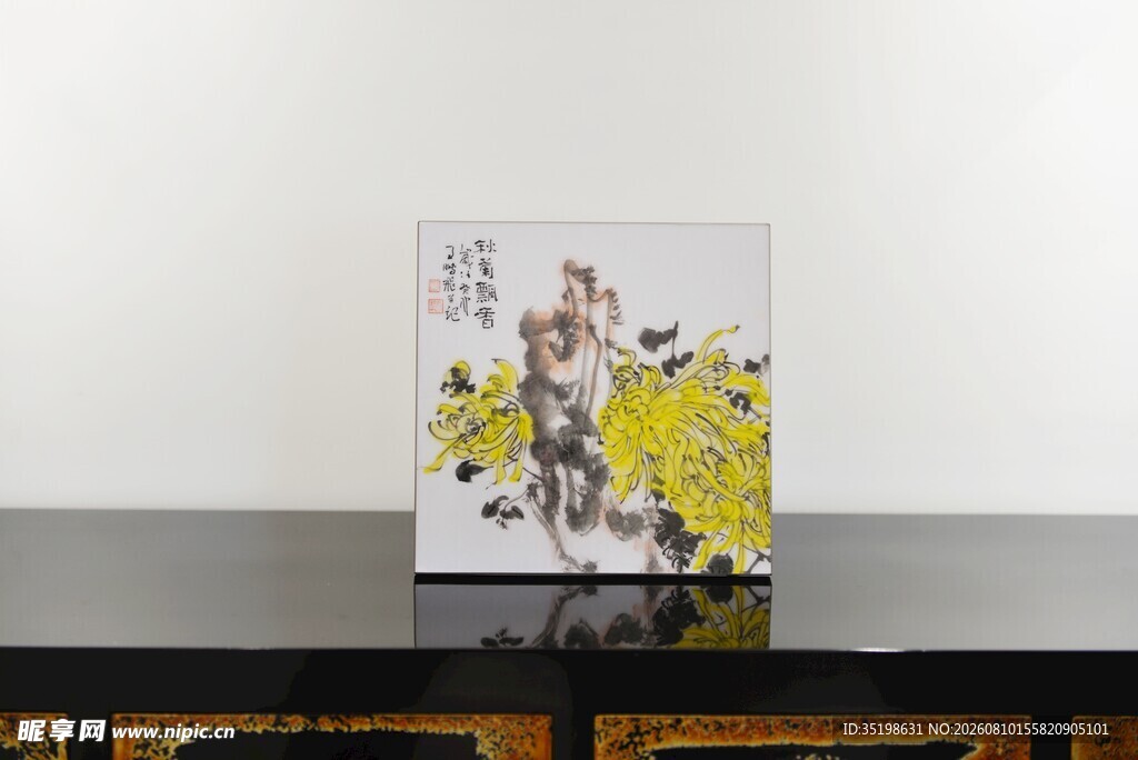 菊花摆件
