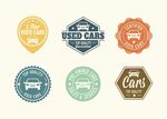 复古汽车徽章