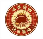 沐香酱油品牌标识