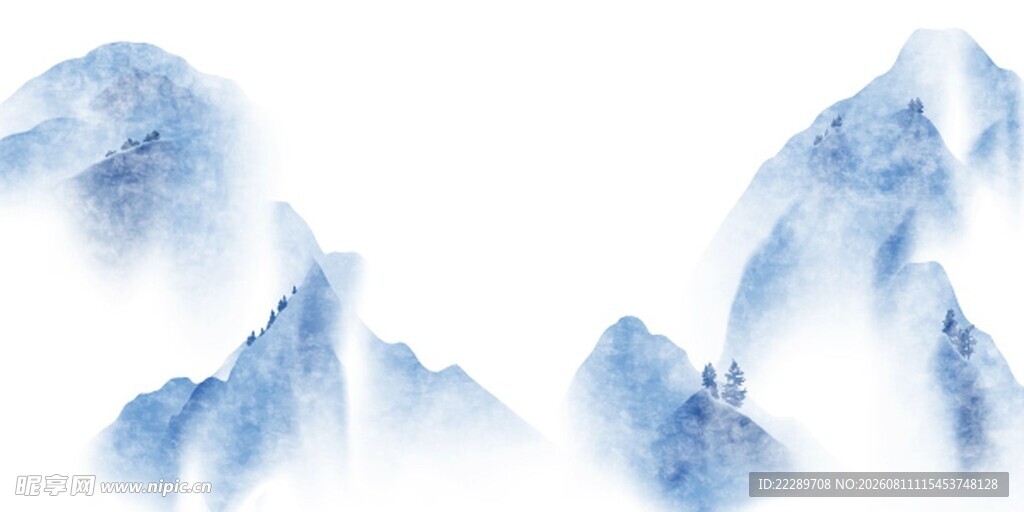 水墨山水意境图