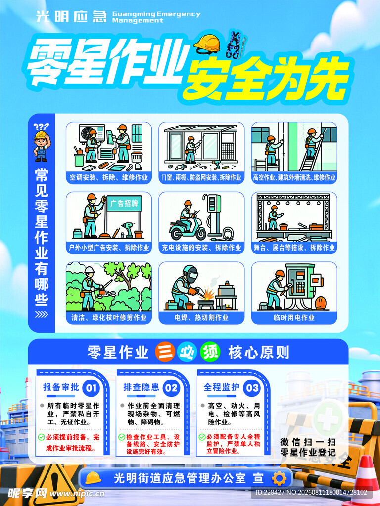 零星作业安全须知