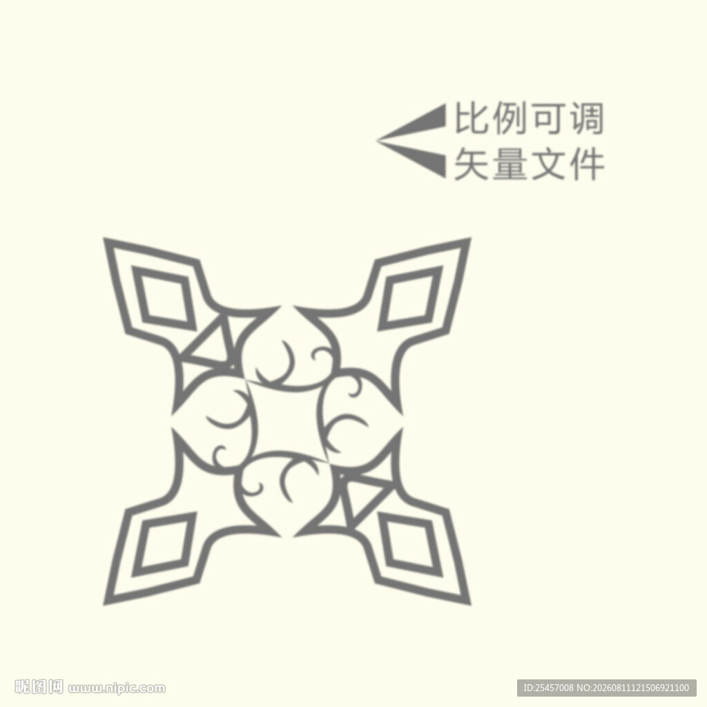 叶草纹样