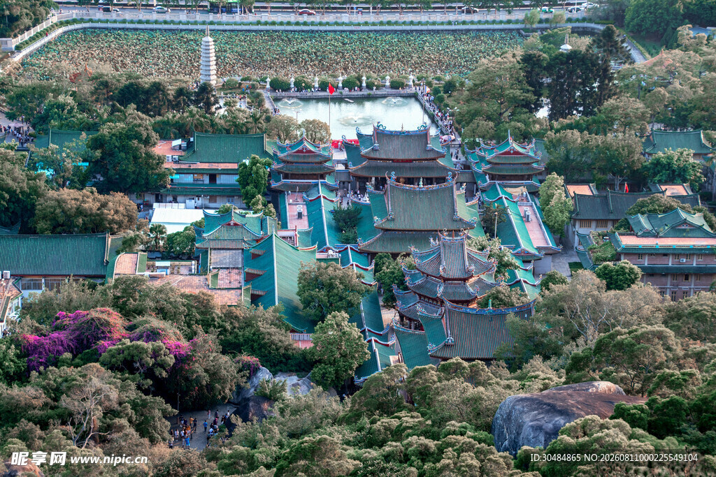 厦门南普陀寺全景
