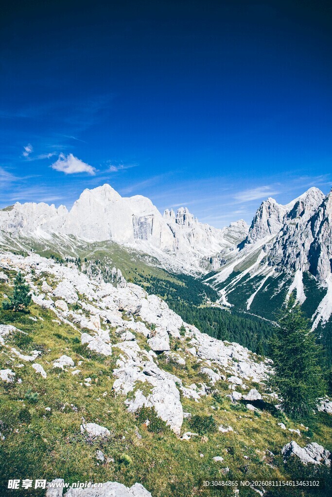 壮丽雪山自然风光美景