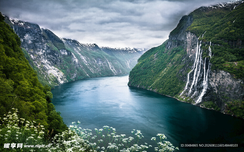 壮丽峡湾美景