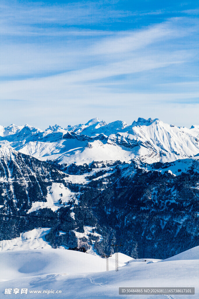 雪山壮丽风光