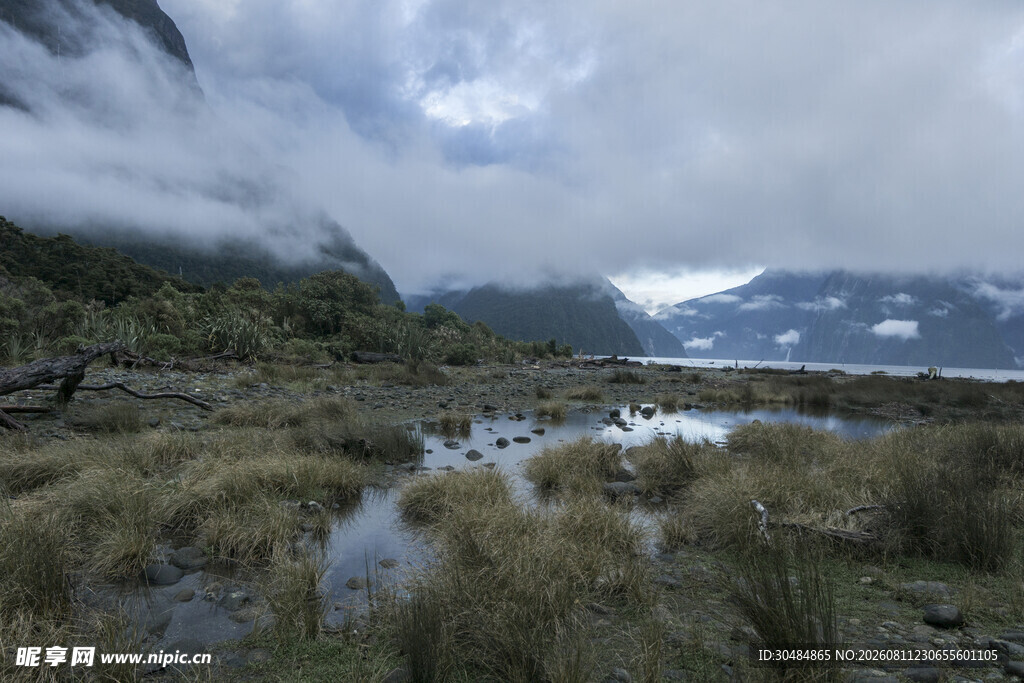 山间湿地美景
