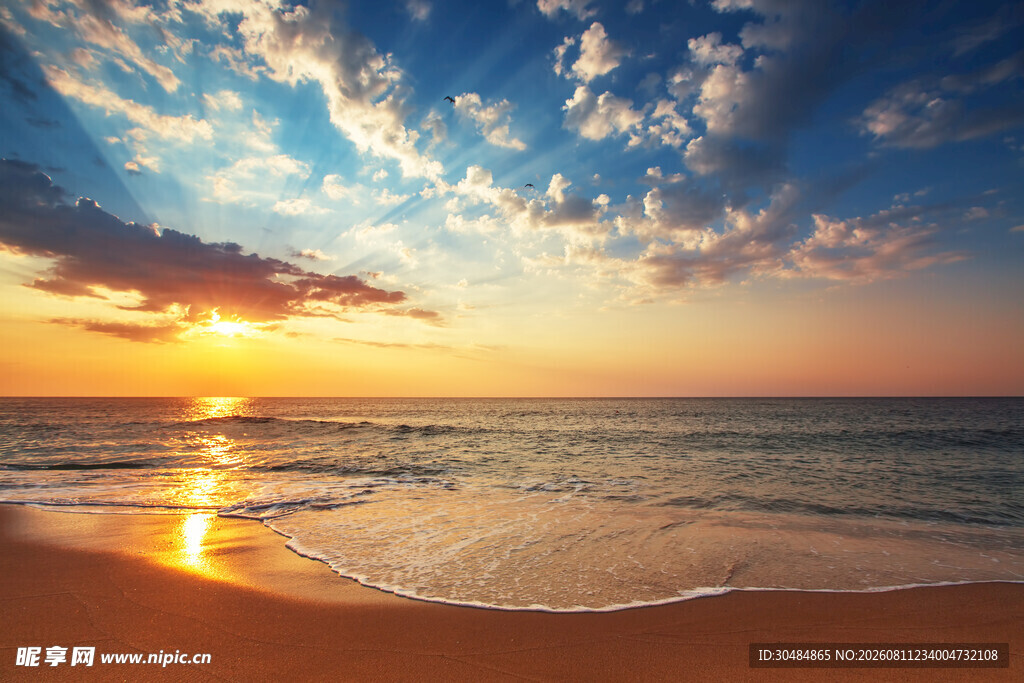 海边日落美景
