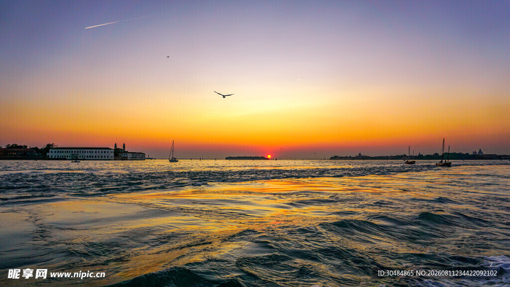 海边日落美景