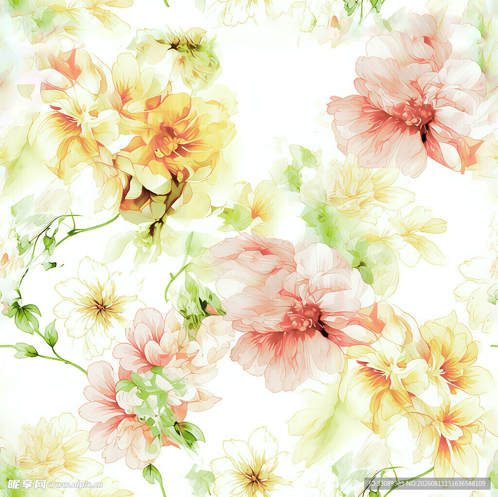 大花 乱花 碎花