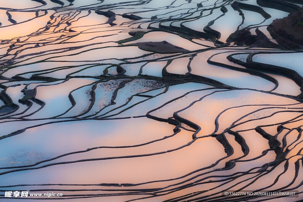 梦幻梯田美景