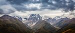 壮丽雪山景观