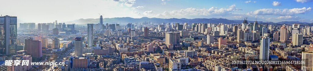 城市全景风光