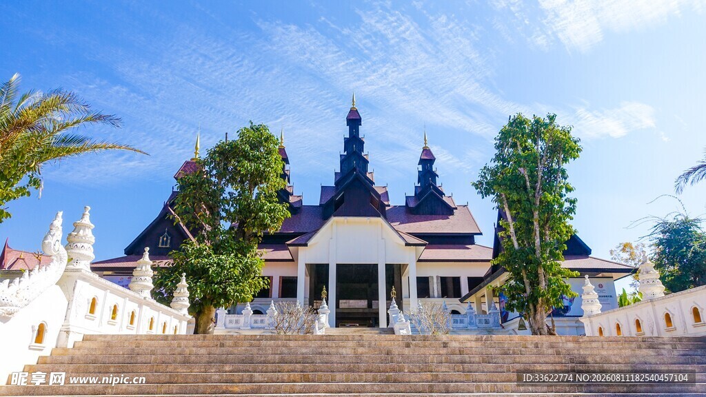 泰国寺庙建筑景观