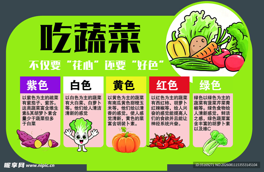 蔬菜营养分类指南